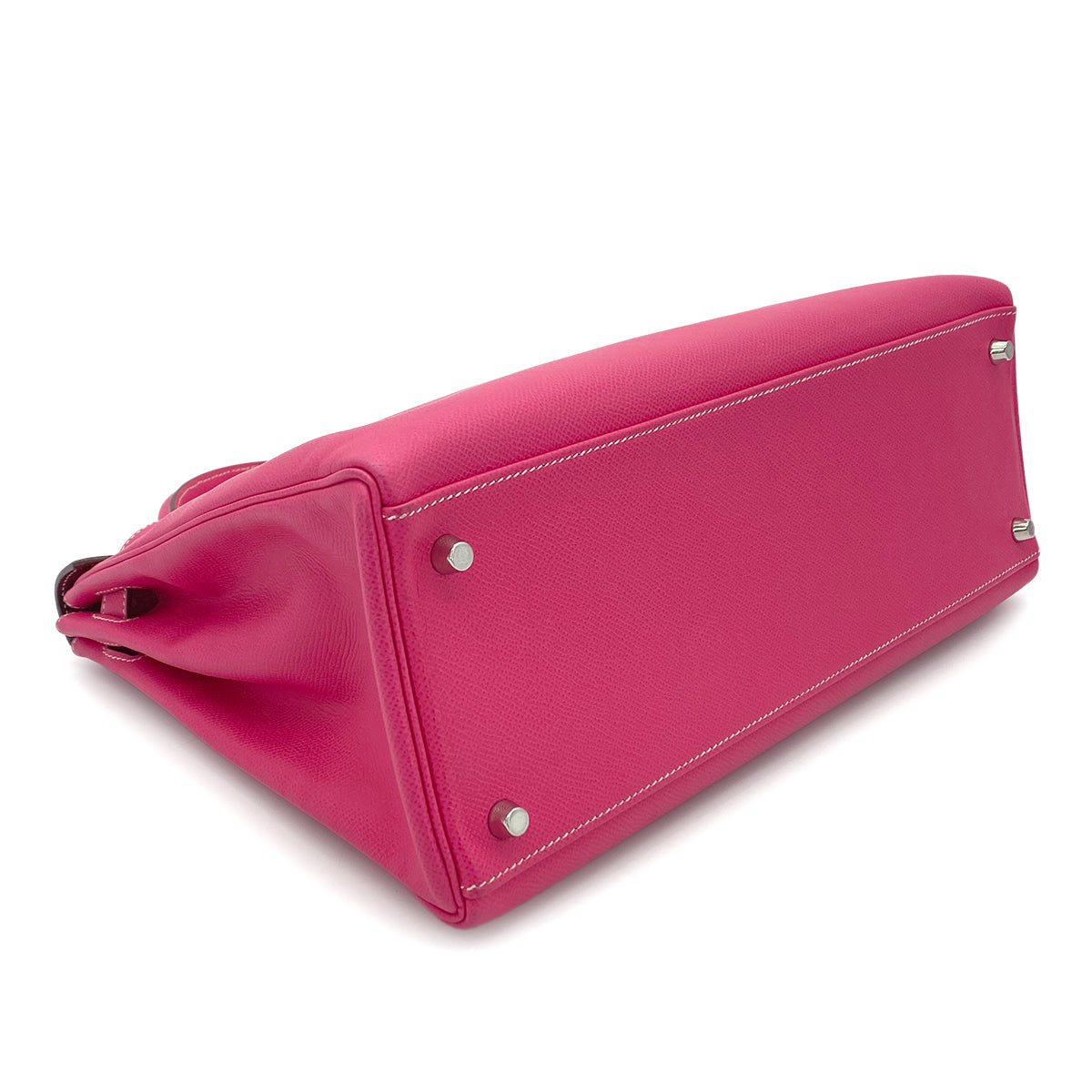 HERMES CANDY KELLY 35 ROSE TYRIEN TOSCA EPSOM HAND BAG □P SHW 90281430