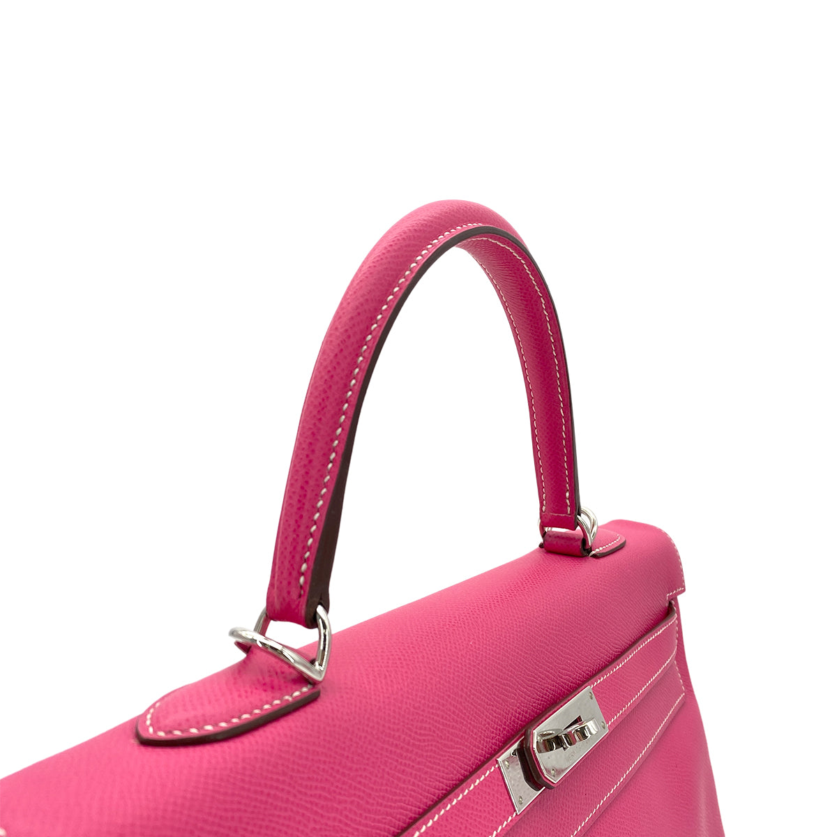 HERMES CANDY KELLY 35 ROSE TYRIEN TOSCA EPSOM HAND BAG □P SHW 90281430