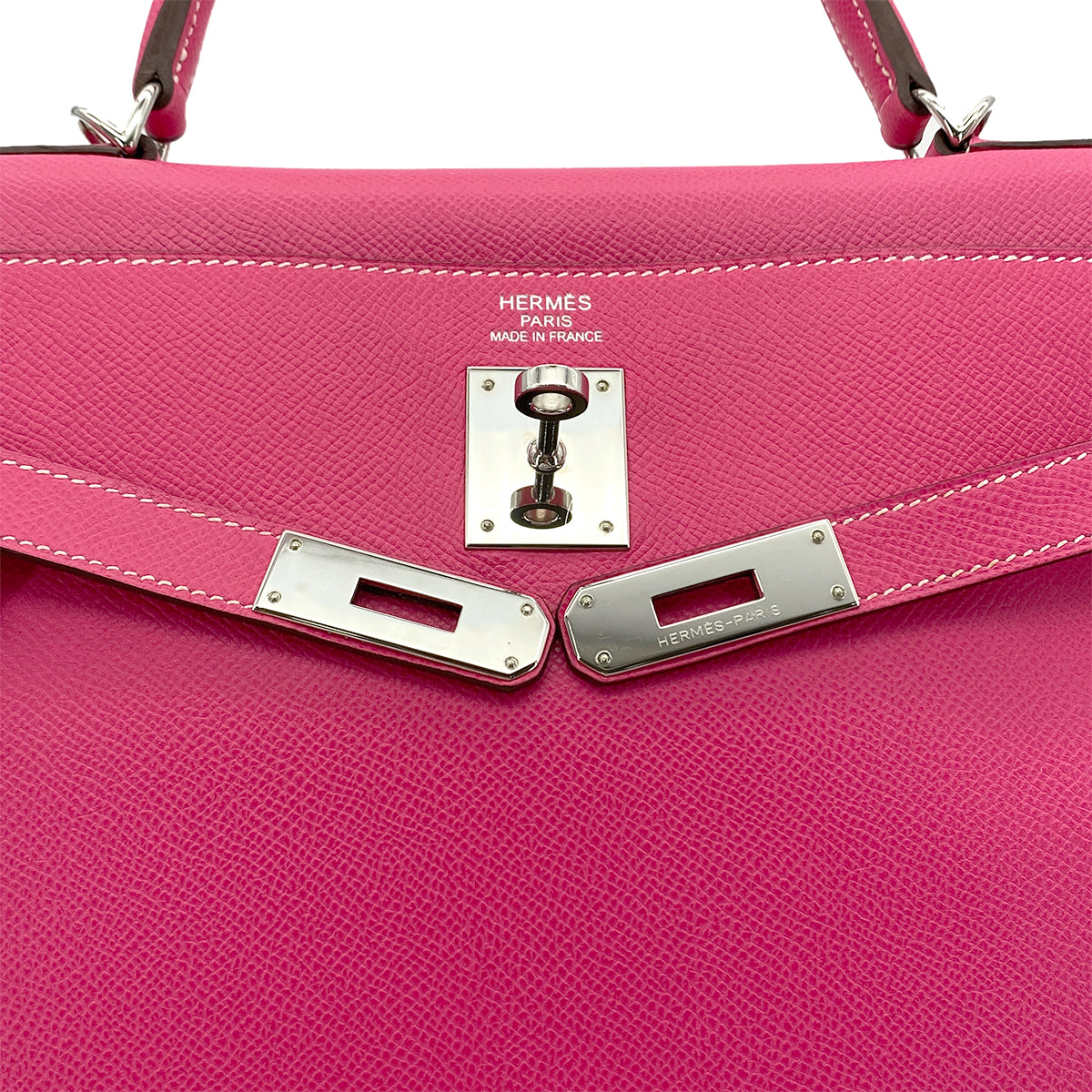 HERMES CANDY KELLY 35 ROSE TYRIEN TOSCA EPSOM HAND BAG □P SHW 90281430