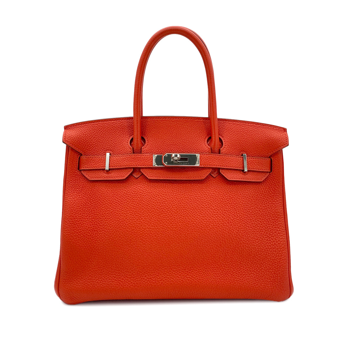 HERMES BIRKIN 30 CAPUCINE TOGO HAND BAG □O SHW 90281431