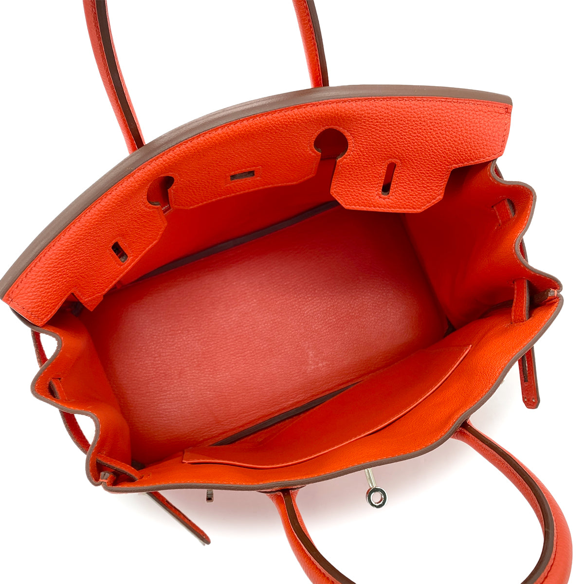 HERMES BIRKIN 30 CAPUCINE TOGO HAND BAG □O SHW 90281431