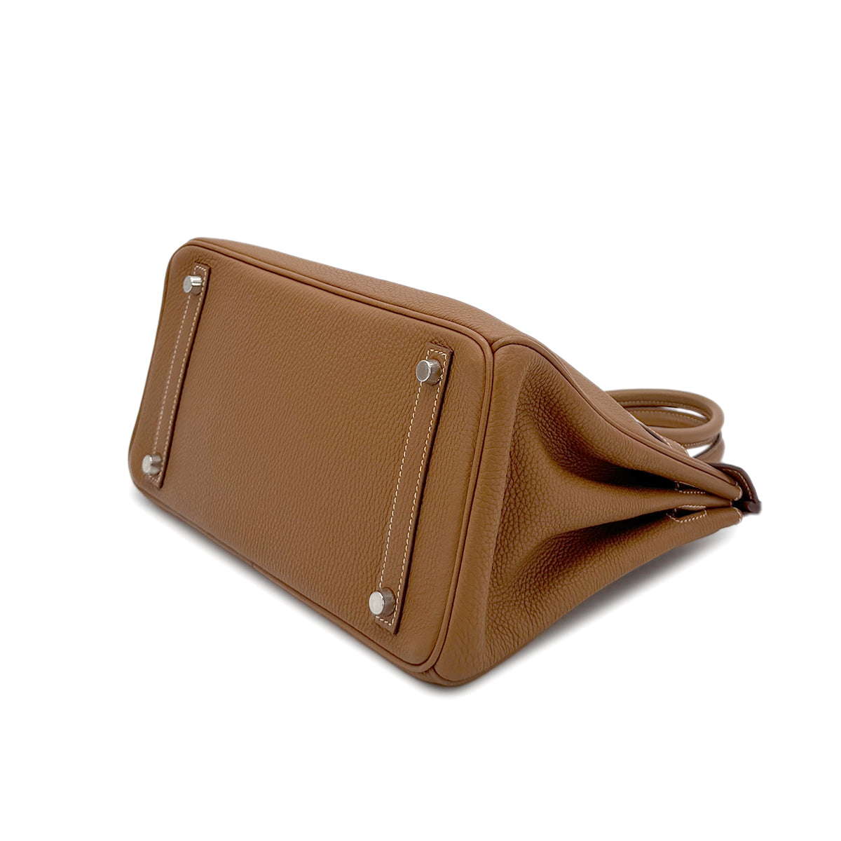 HERMES BIRKIN 30 GOLD TAURILLON CLEMENCE HAND BAG □I SHW 90281541