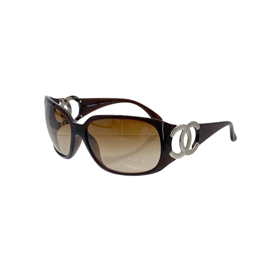 CHANEL VINTAGE SUNGLASSES COCOMARK BROWN EYEWEAR 90281543