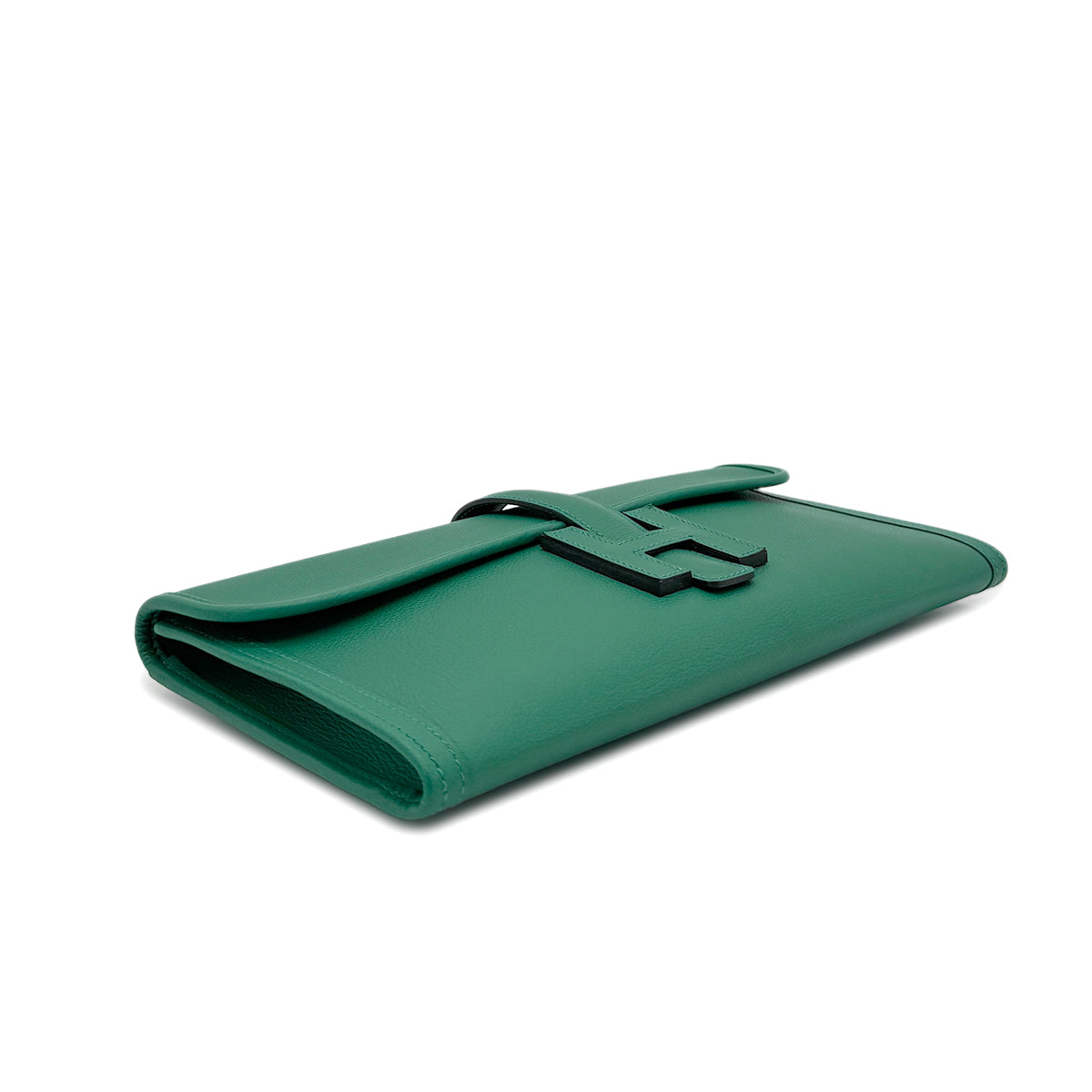 HERMES JIGE ELAN 29 VERT VERTIGO EVERCOLOR CLUTCH BAG A 90281818