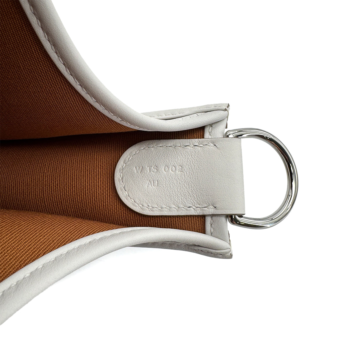 HERMES NEO EVELYNE PM ETOUPE GRIS PERLE TOILE OFFICER SWIFT SHOULDER BAG W 90281821