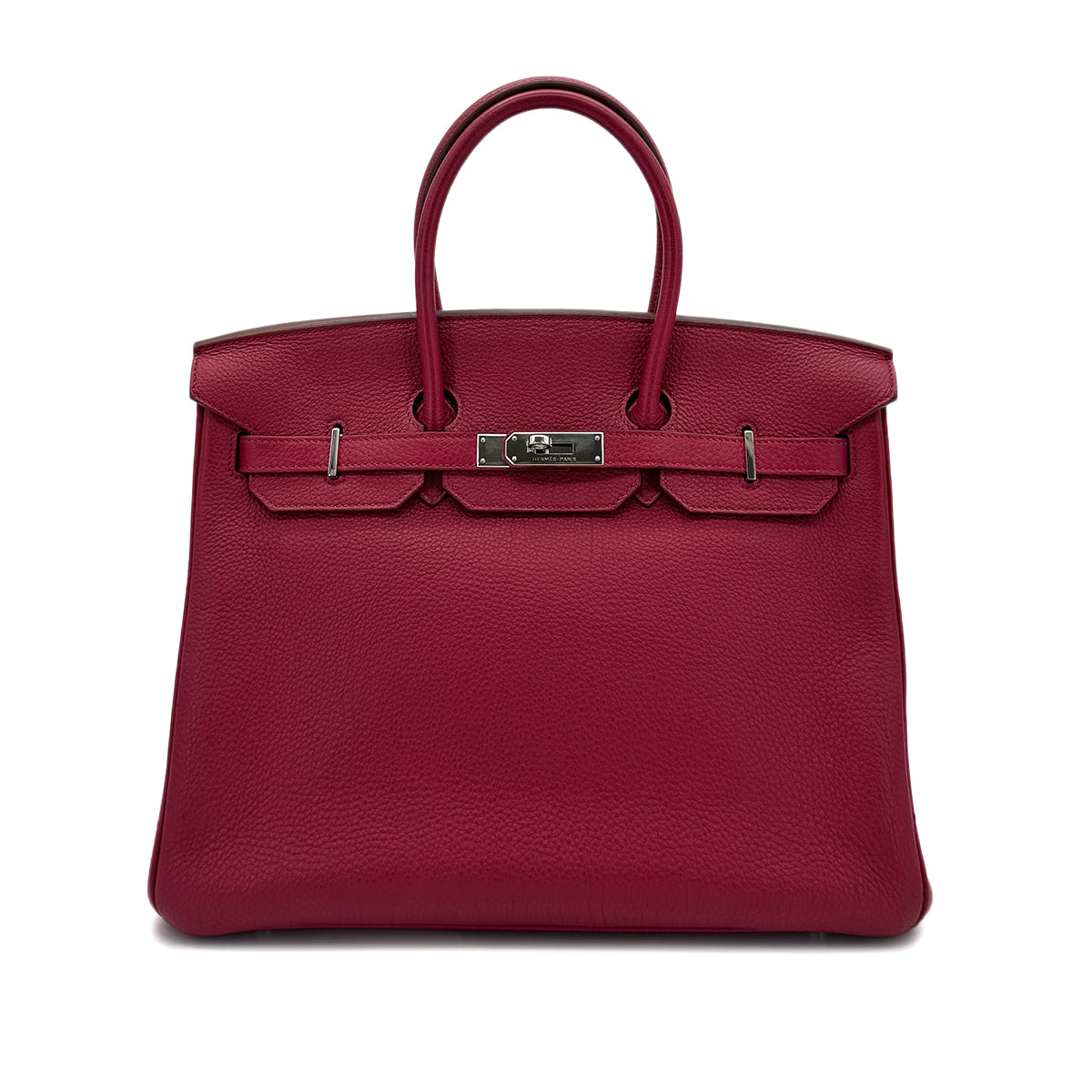 HERMES BIRKIN 35 RUBIS TOGO HAND BAG □N SHW 90281822