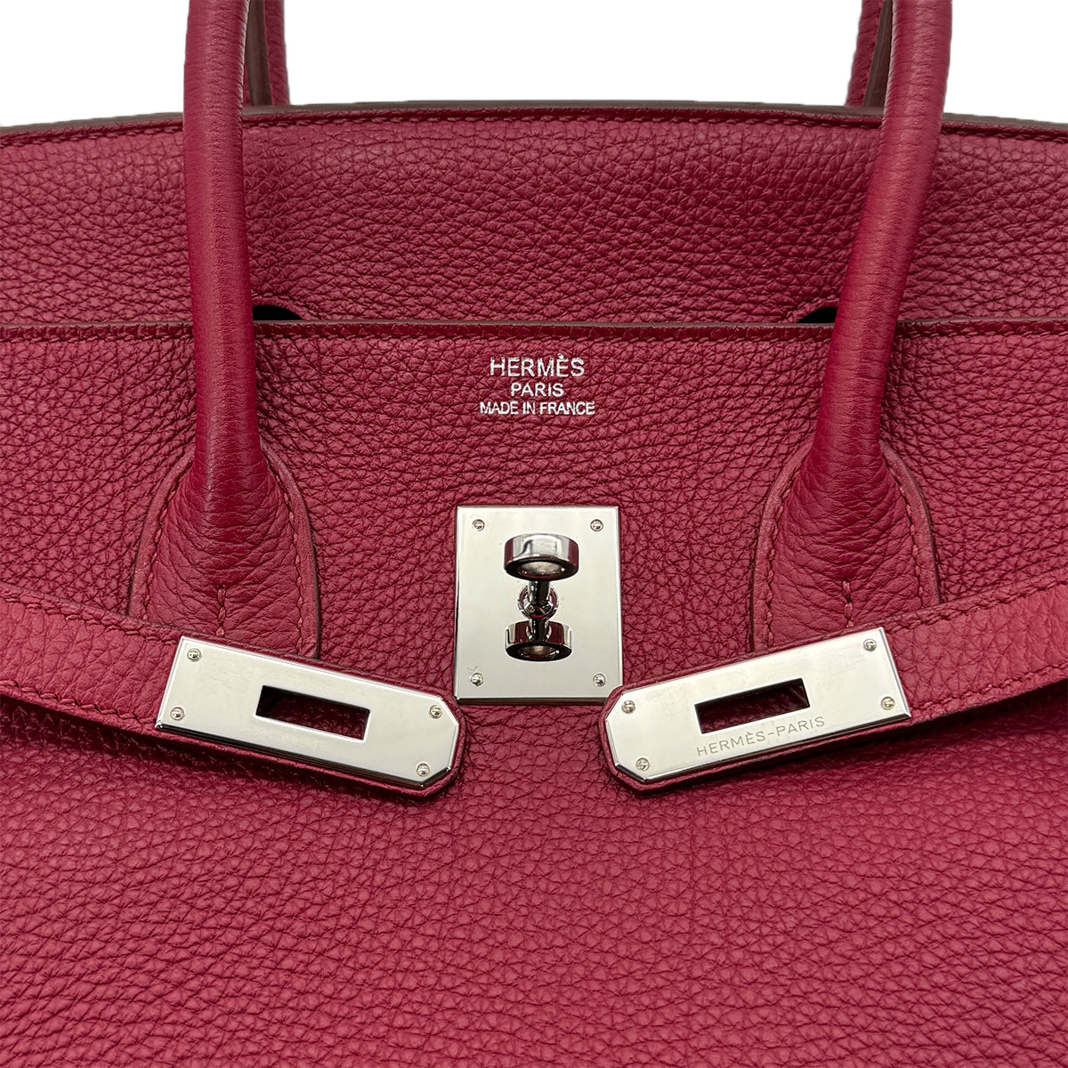 HERMES BIRKIN 35 RUBIS TOGO HAND BAG □N SHW 90281822