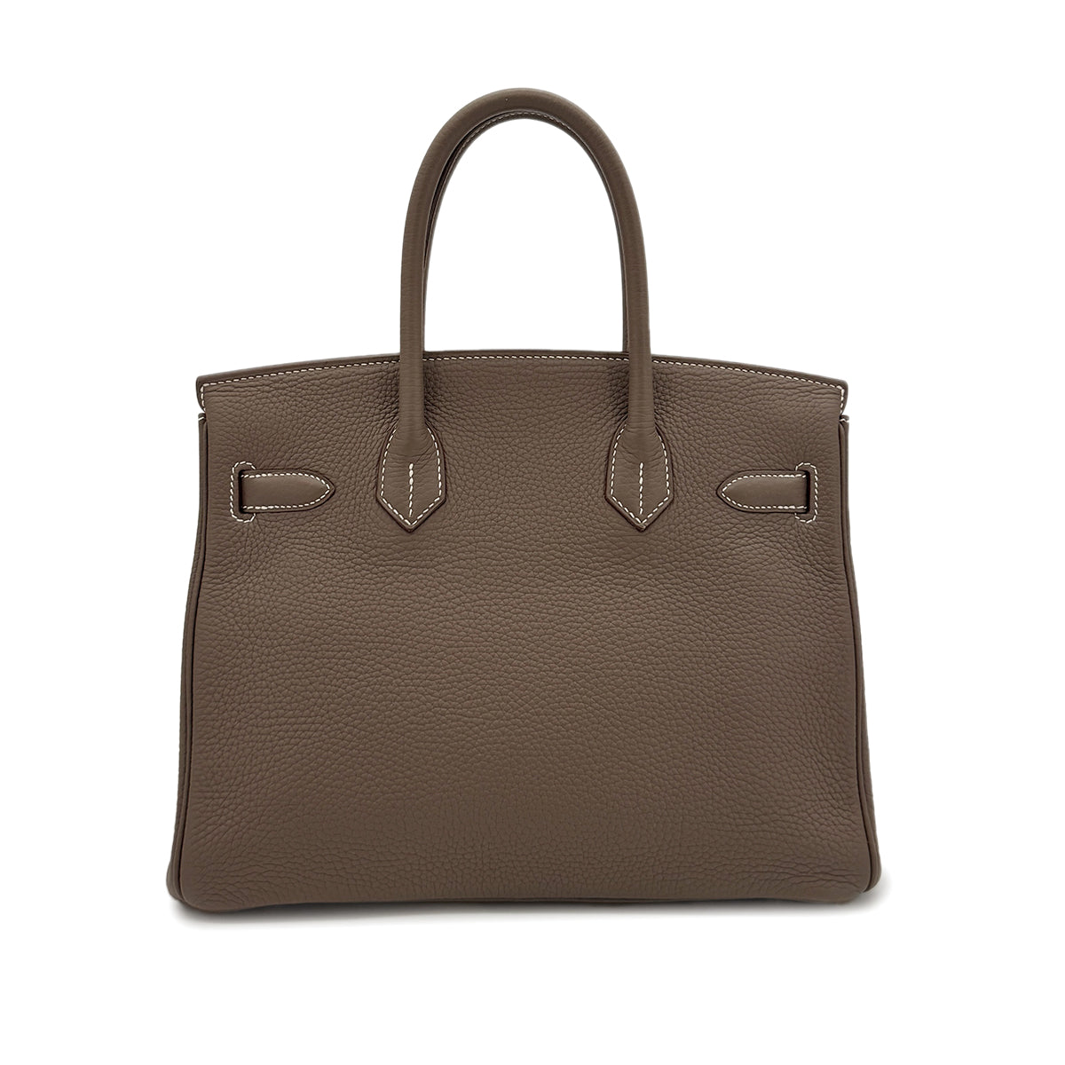HERMES BIRKIN 30 ETOUPE TAURILLON CLEMENCE HAND BAG □R SHW 90281823