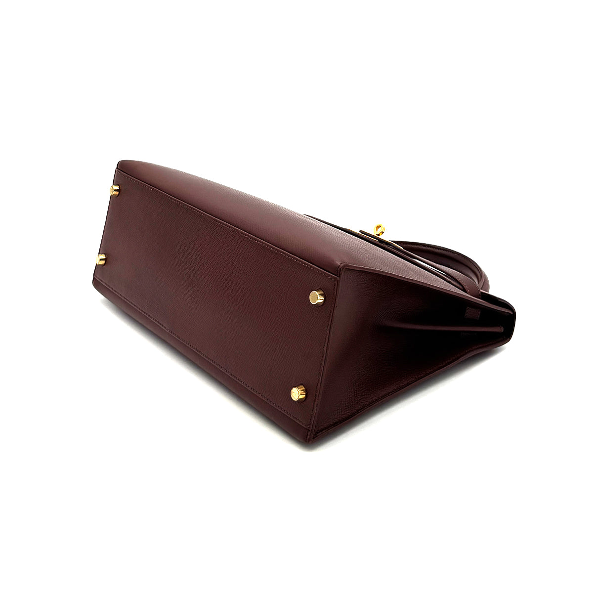 HERMES KELLY 32 SELLIER HAVANE COUCHEVEL HAND SHOULDER BAG 〇Z GHW 90281825