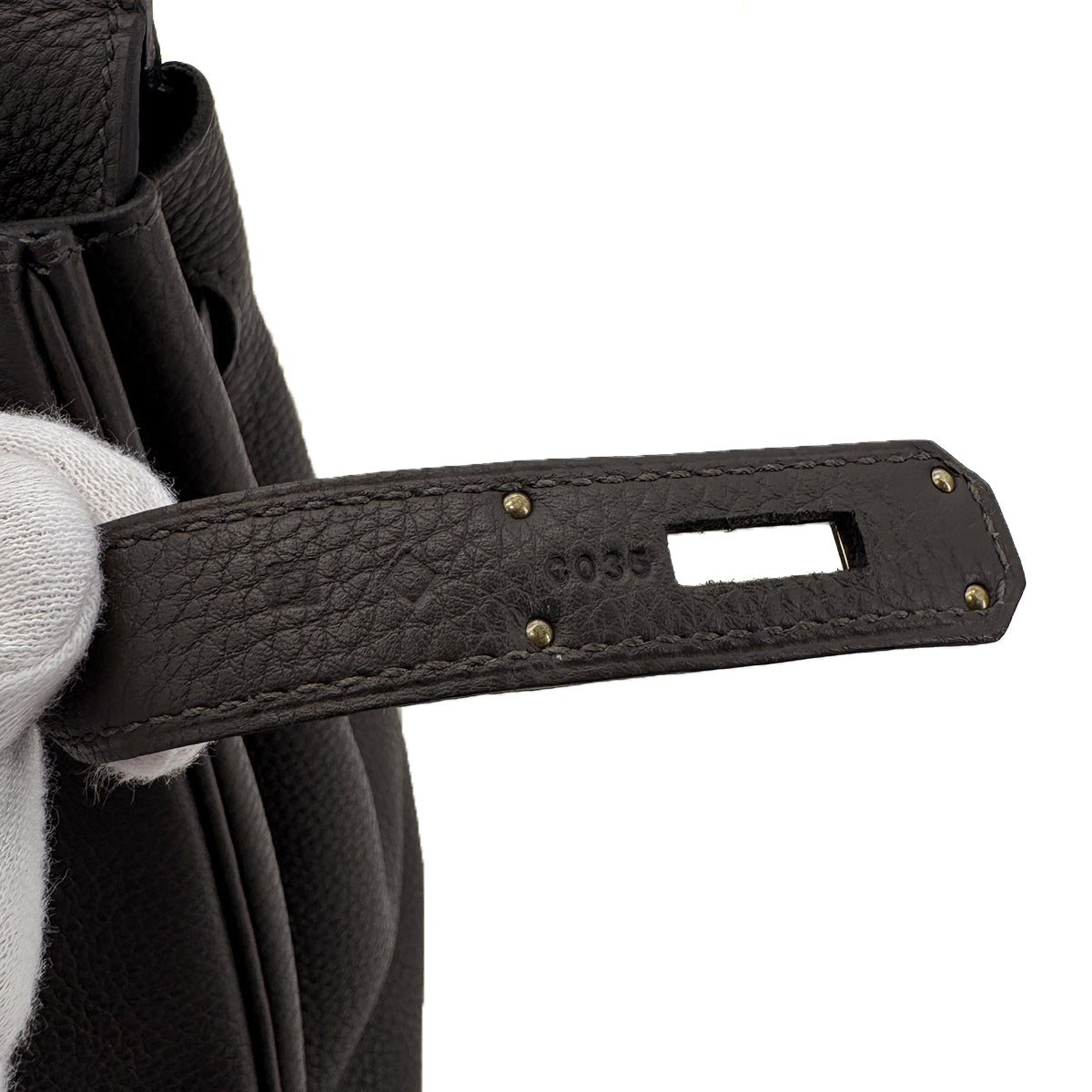 HERMES BIRKIN 35 ETAIN TOGO HAND BAG □P SHW 90281831