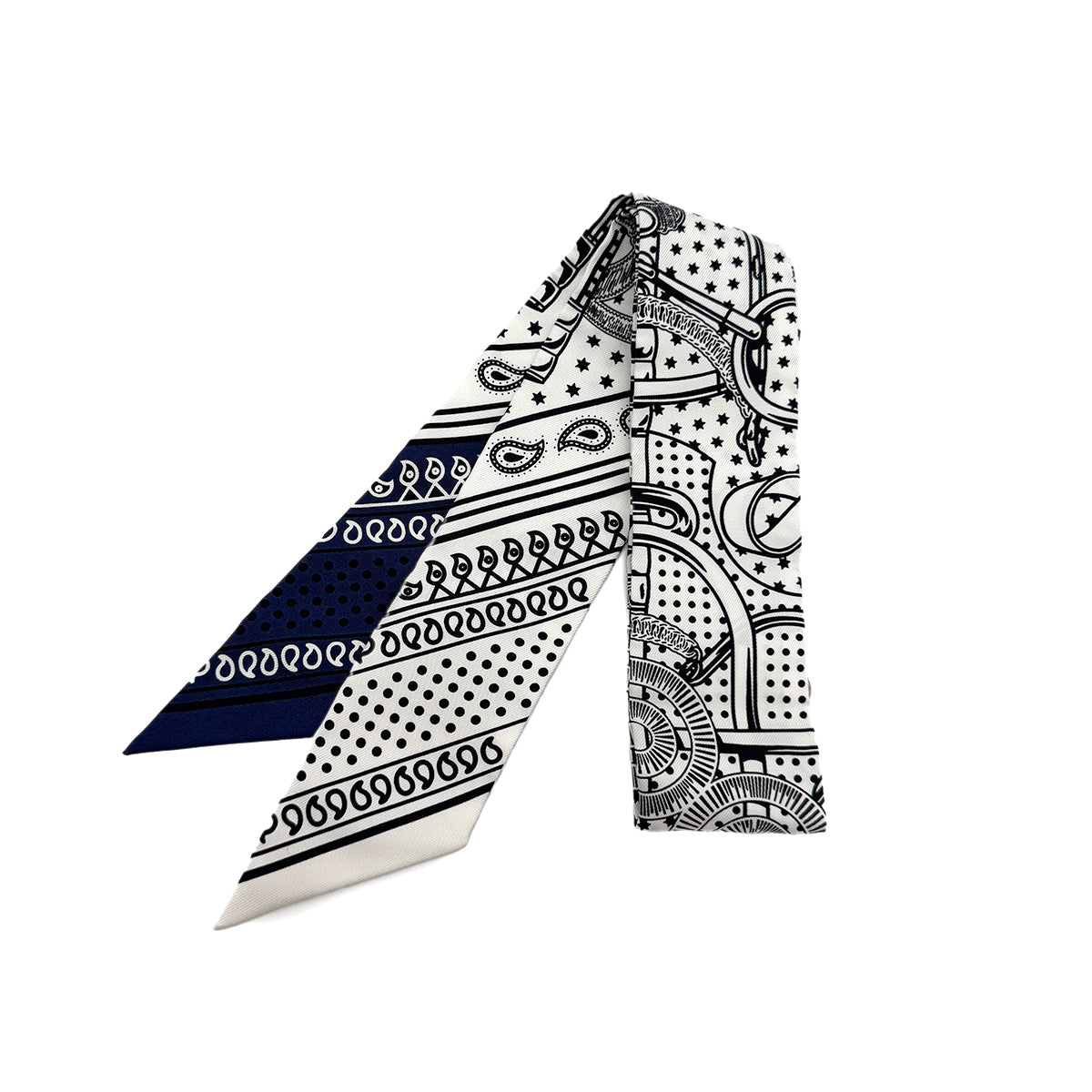 HERMES TWILLY EPERON D'OR SCARF MULTICOLOR SILK 90281838