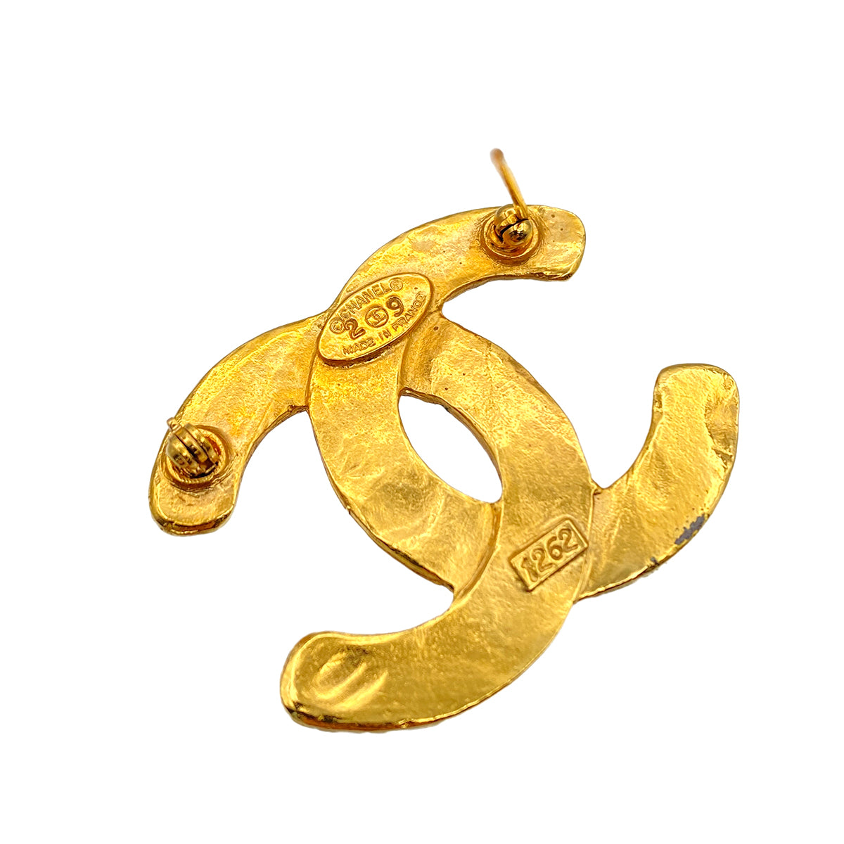 CHANEL VINTAGE COCOMARK BROOCH GOLD ACCESSORY 29 90281840