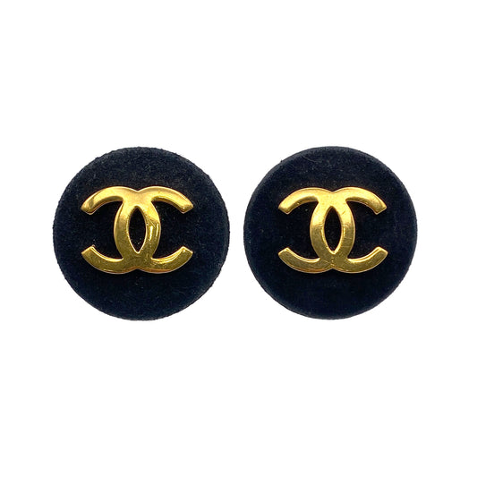 CHANEL VINTAGE EARRINGS COCOMARK ROUND ACCESSORY 29 90281842
