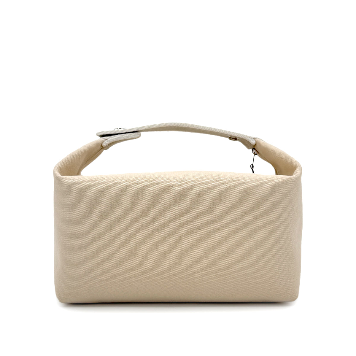 HERMES BRIDE A BRAC GM NATUREL TOILE H POUCH HAND BAG 90282050