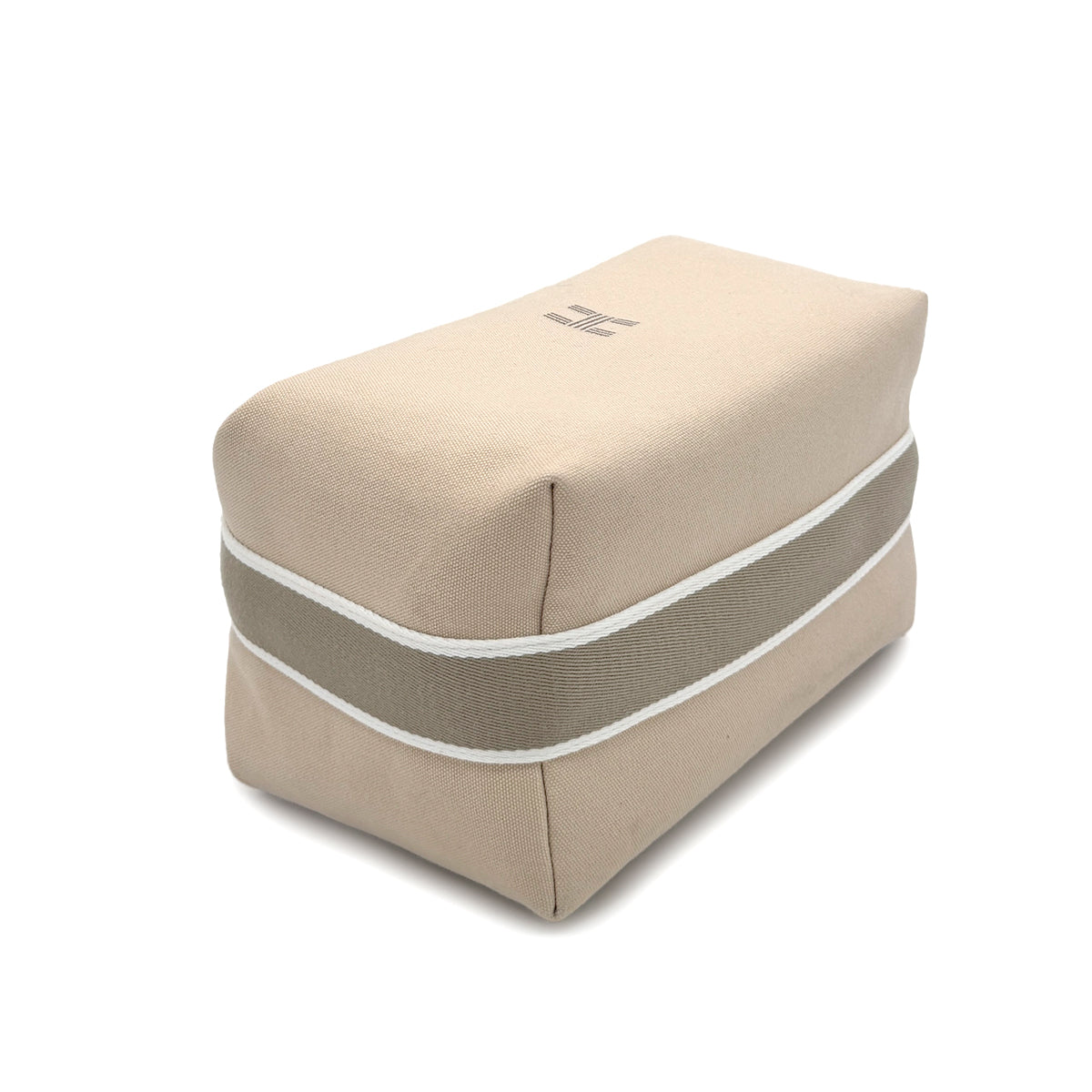 HERMES BRIDE A BRAC GM NATUREL TOILE H POUCH HAND BAG 90282050