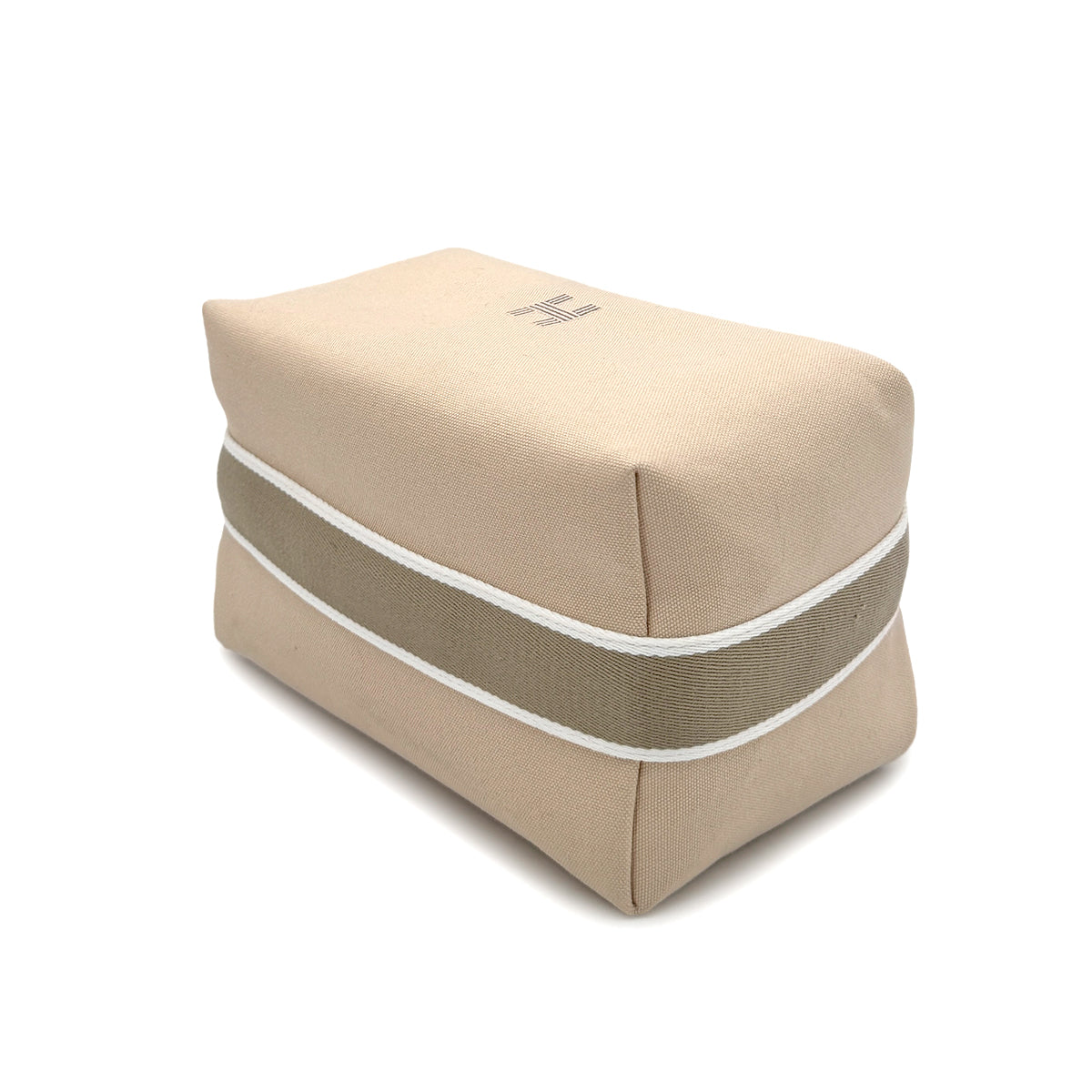 HERMES BRIDE A BRAC GM NATUREL TOILE H POUCH HAND BAG 90282050