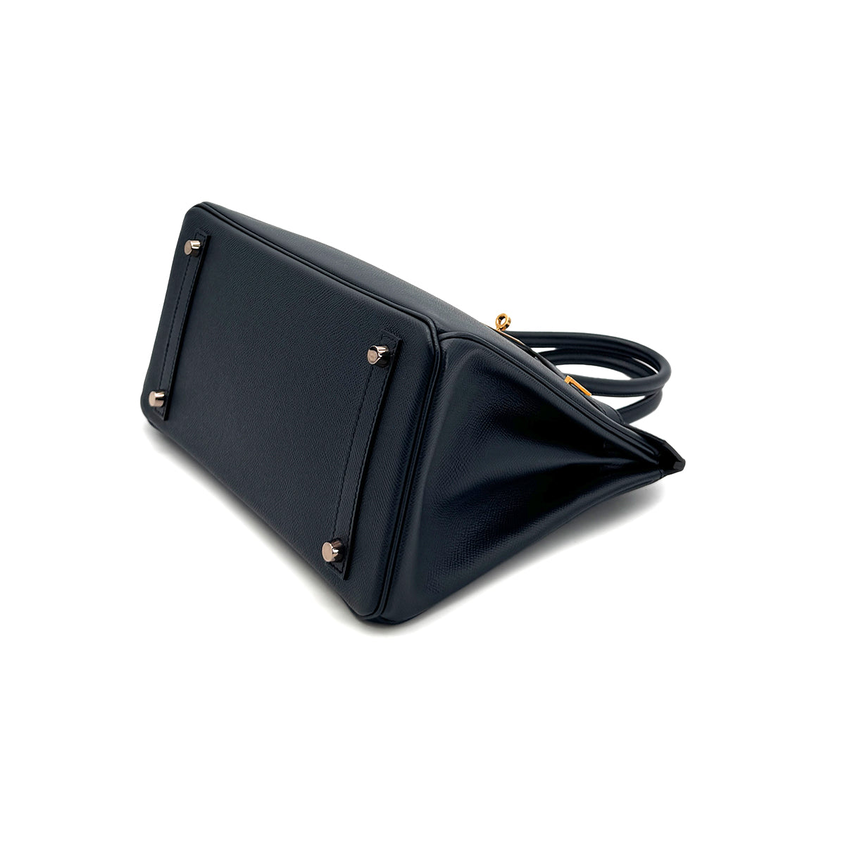 HERMES BIRKIN 30 BLUE INDIGO VEAU EPSOM HAND BAG Y GHW 90282055