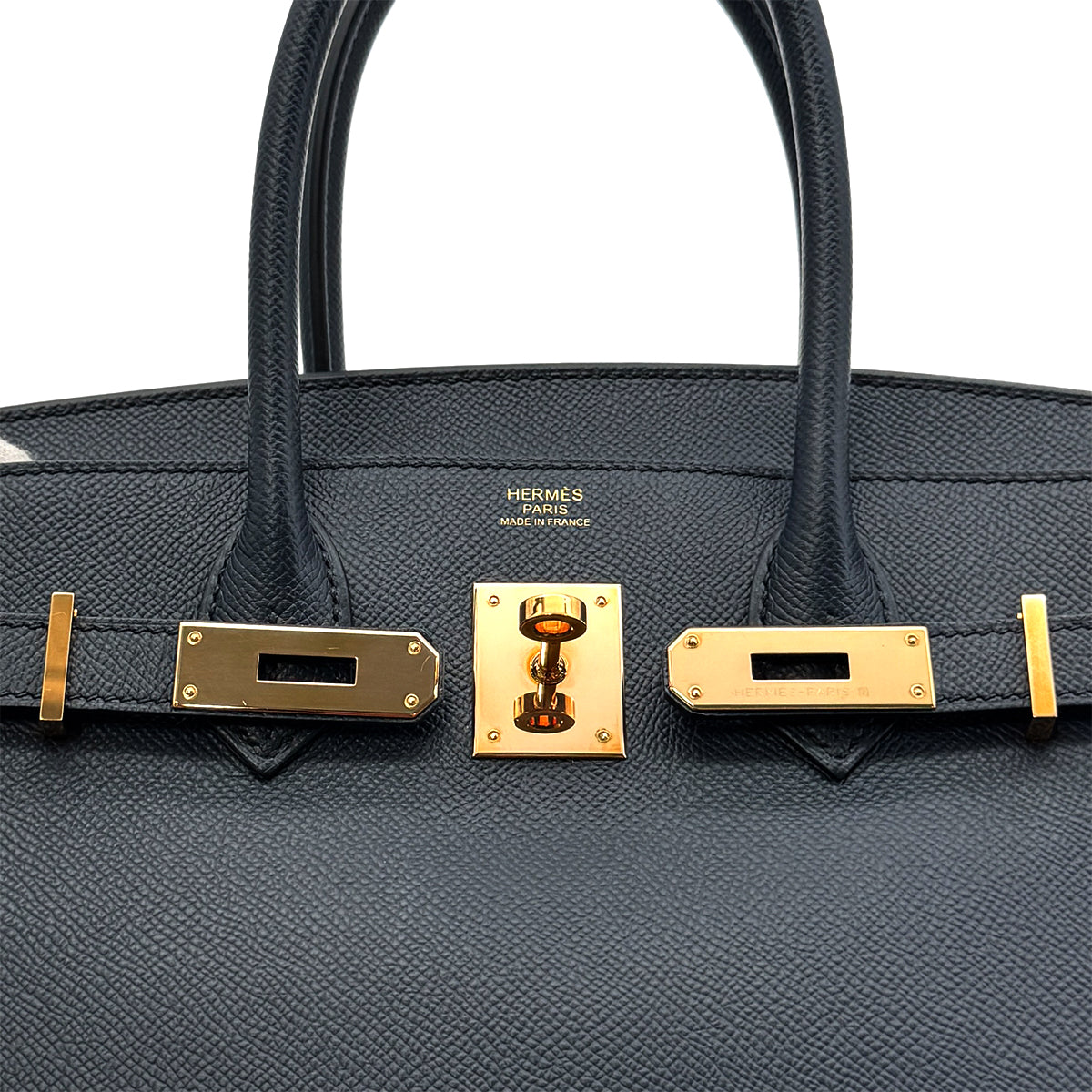 HERMES BIRKIN 30 BLUE INDIGO VEAU EPSOM HAND BAG Y GHW 90282055