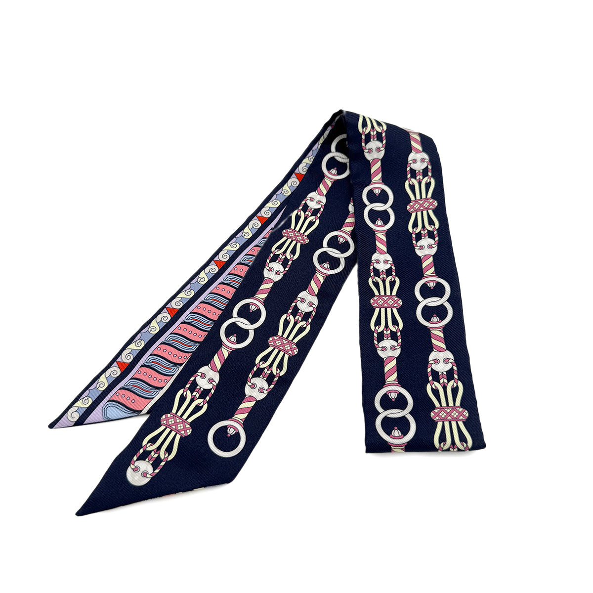HERMES TWILLY HARNAIS EN ROSACE SCARF MULTICOLOR 90282087