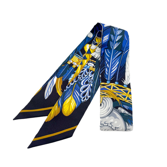 HERMES TWILLY DANSE PACIFIQUE SCARF MULTICOLOR SILK 90282088