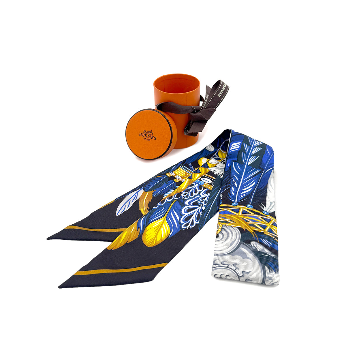 HERMES TWILLY DANSE PACIFIQUE SCARF MULTICOLOR SILK 90282088