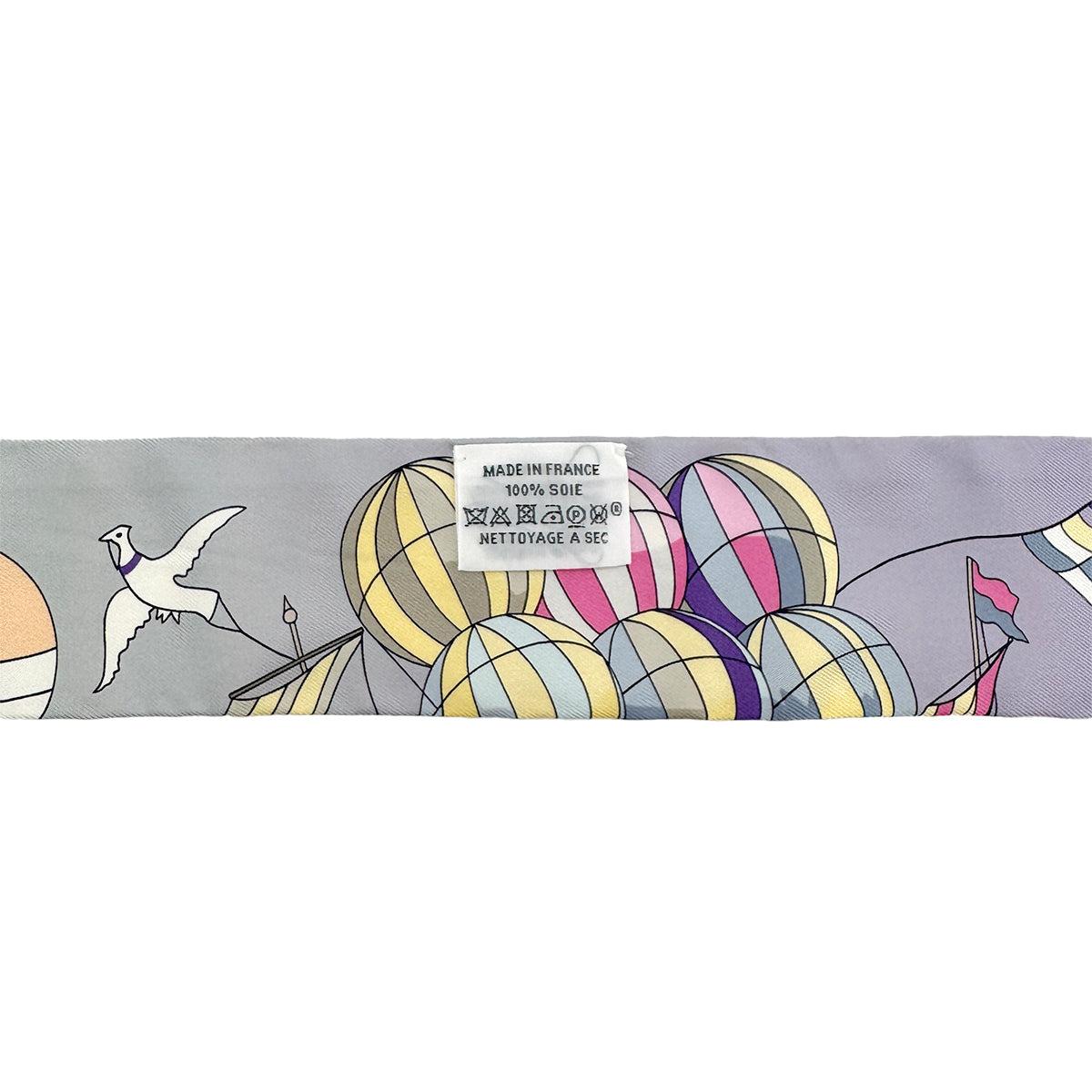 HERMES TWILLY LES FOILES DU CIEL SCARF MULTICOLOR SILK 90282105