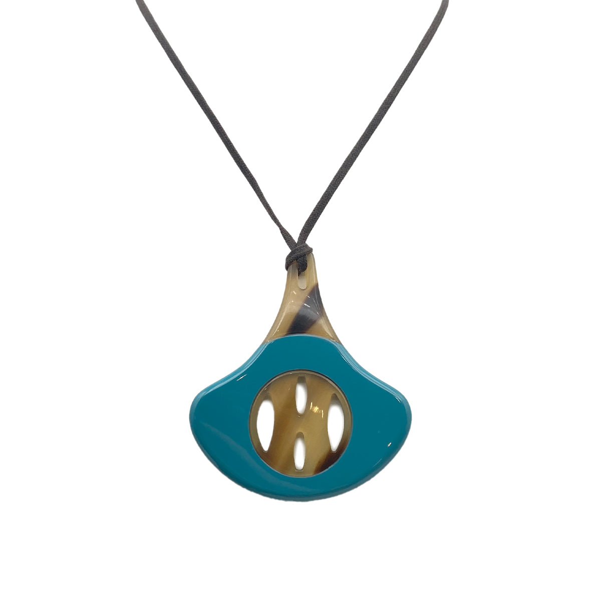 HERMES NECKLACE BUFFALO HORN LACQUER ACCESSORY 90282107