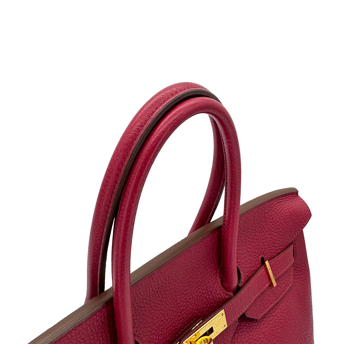 HERMES BIRKIN 35 RUBIS TOGO HAND BAG □O GHW 90282270