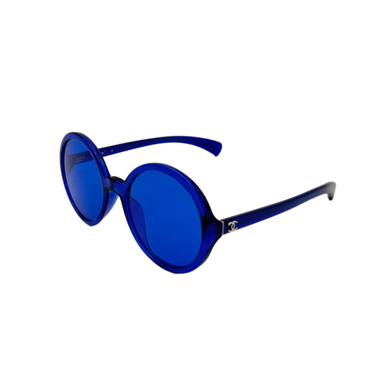 CHANEL VINTAGE SUNGLASSES COCOMARK BLUE EYEWEAR 90283087