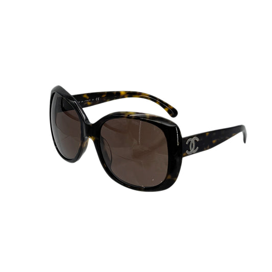 CHANEL VINTAGE SUNGLASSES COCOMARK BROWN EYEWEAR 90283096