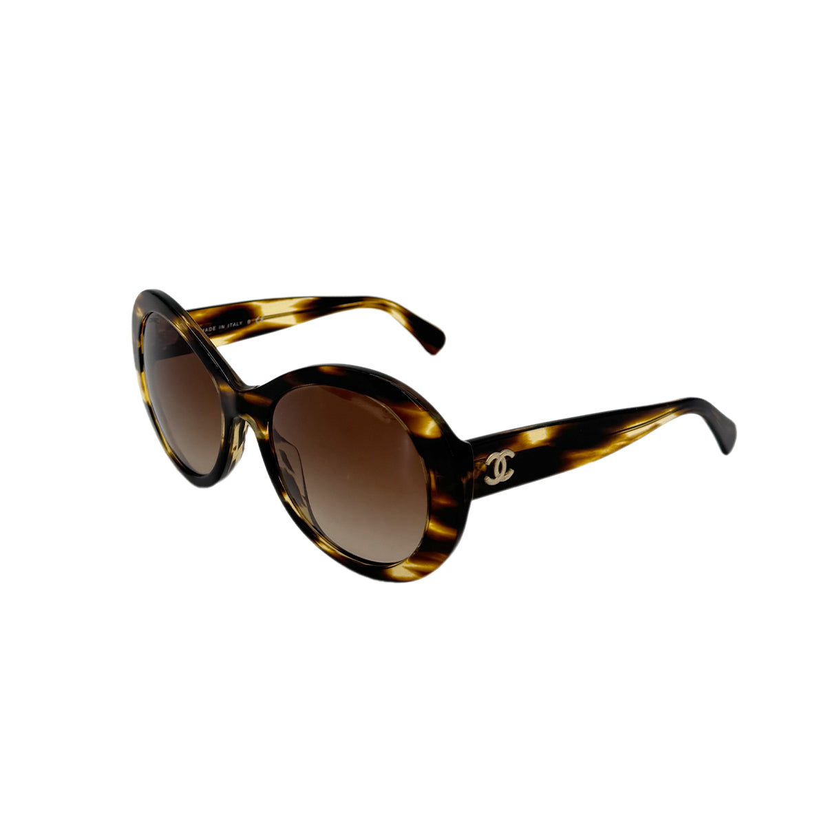 CHANEL VINTAGE SUNGLASSES COCOMARK BROWN EYEWEAR 90283101