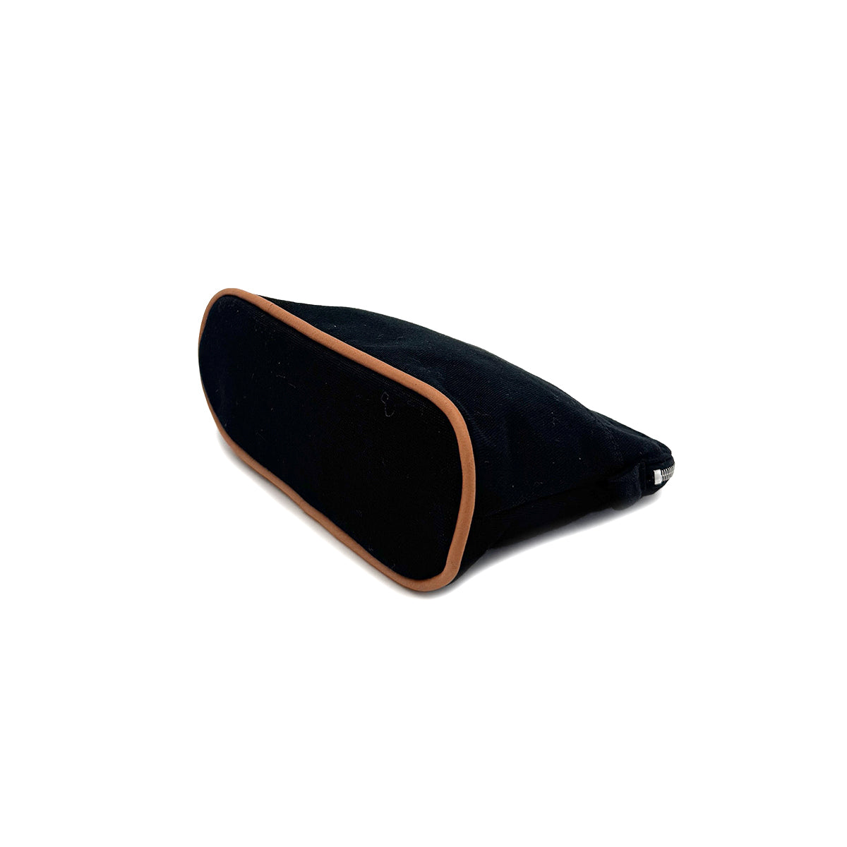 HERMES BOLIDE POUCH 20 BLACK TOILE H 90283108