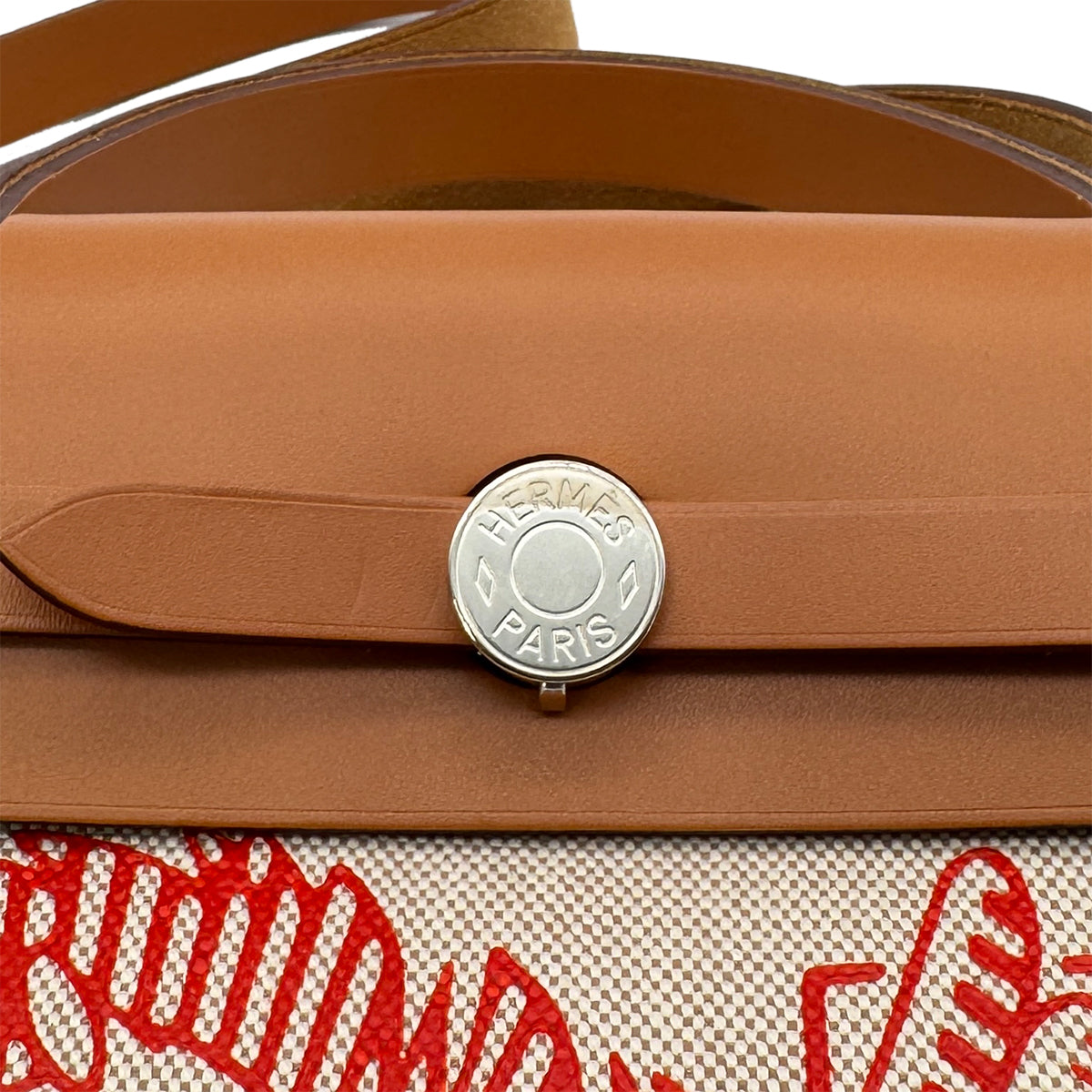 HERMES HERBAG ZIP PM 31 PEGASE POP TOTE SHOULDER BAG NATUREL ECRU VACHE HUNTER TOILE H Y SHW 90283113