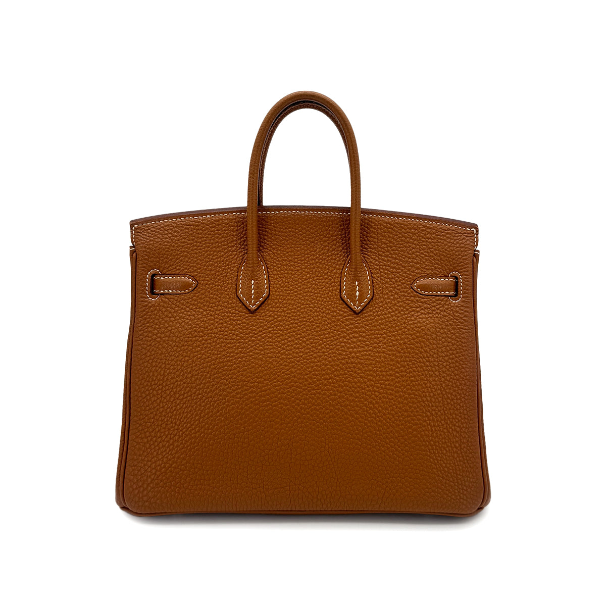 HERMES BIRKIN 25 GOLD TOGO HAND BAG □J SHW 90283119