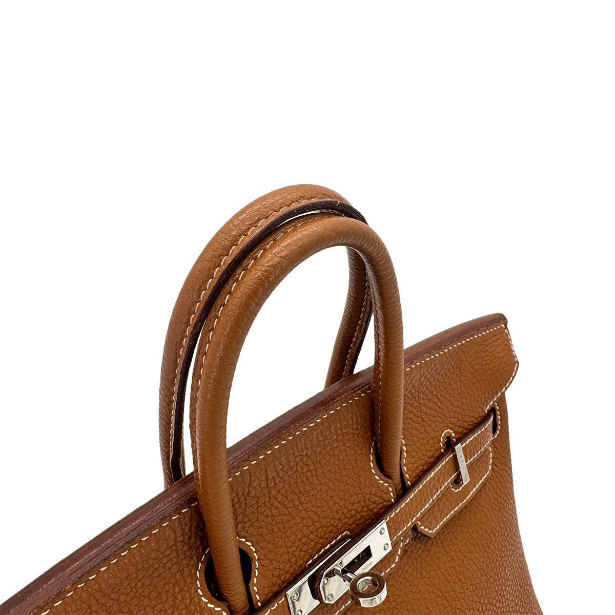 HERMES BIRKIN 25 GOLD TOGO HAND BAG □J SHW 90283119