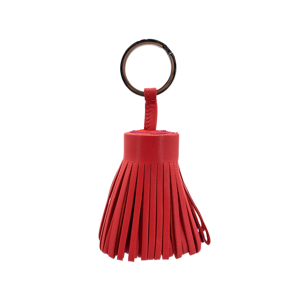 HERMES KEY CHARM CARMEN ROSE TEXAS ROSE MEXICO ROUGE INDIEN AGNEAU MILO 90283125