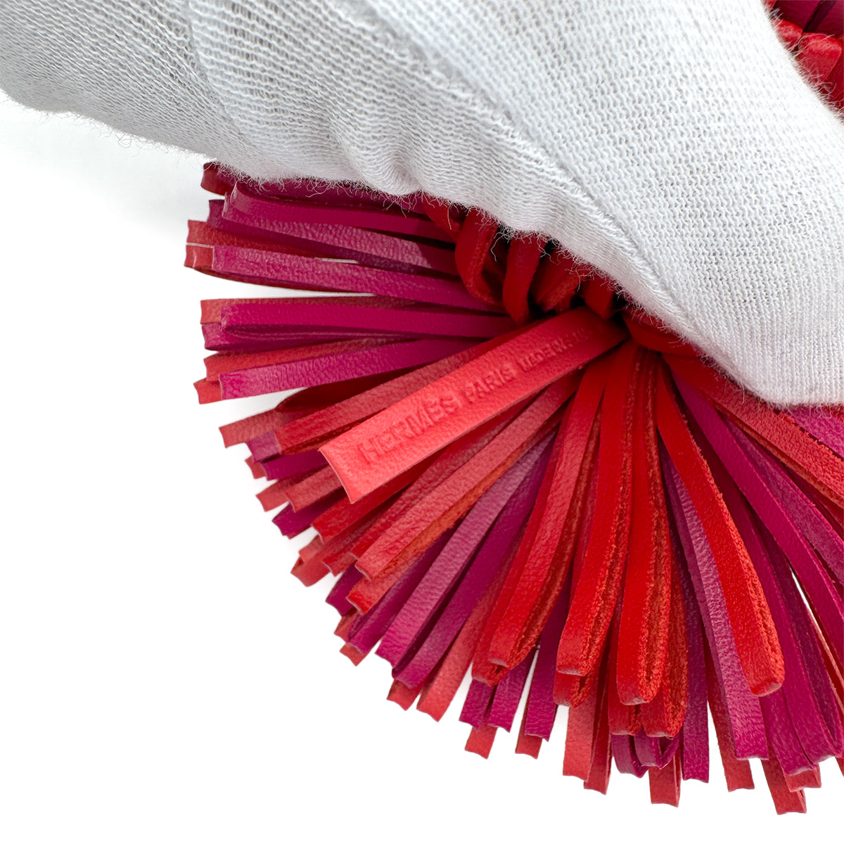 HERMES KEY CHARM CARMEN ROSE TEXAS ROSE MEXICO ROUGE INDIEN AGNEAU MILO 90283125