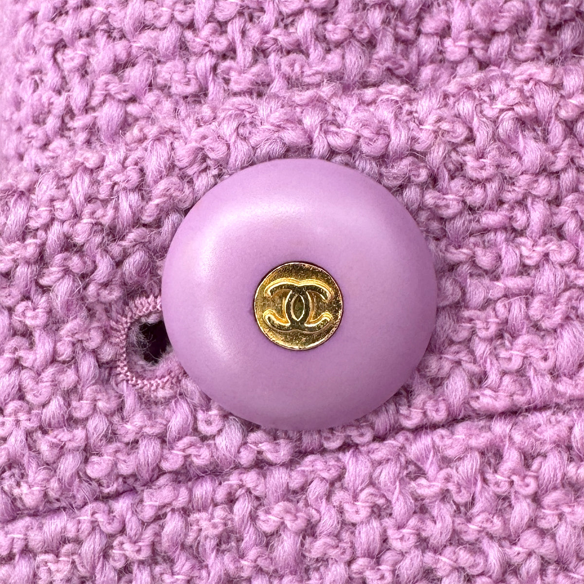 CHANEL VINTAGE COCO BUTTON JACKET LAVENDER WOOL 36 98 RTW 90283143