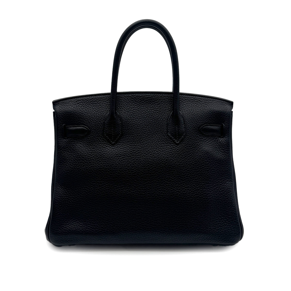 HERMES BIRKIN 30 BLACK TAURILLON CLEMENCE HAND BAG □N GHW 90283456