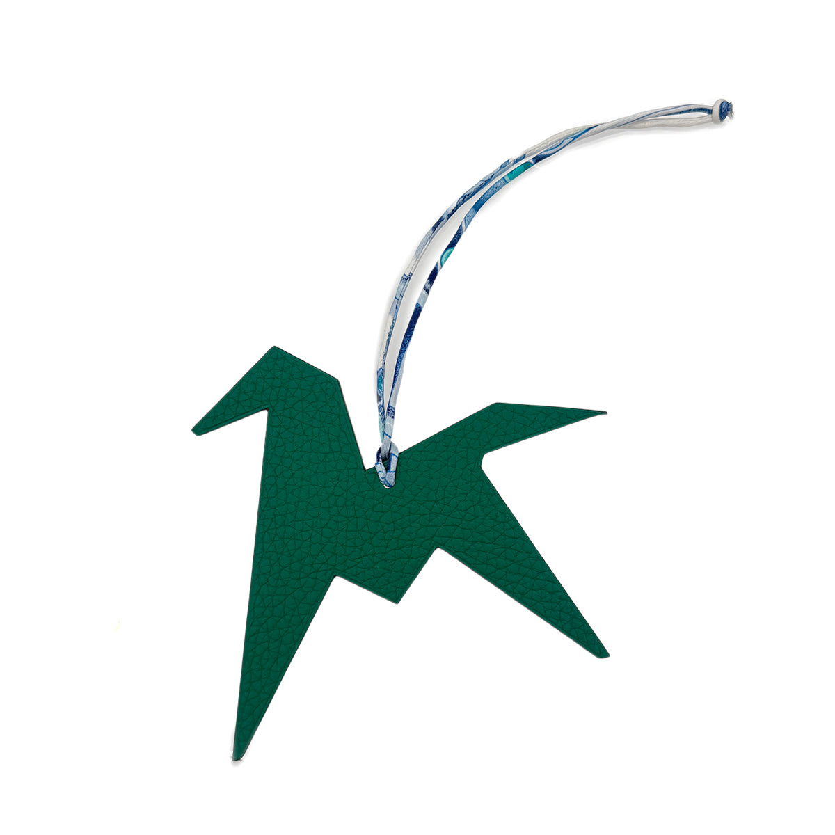 HERMES BAG CHARM PETIT H ORIGAMI HORSE TAURILLON CLAMENCE VERT VERTIGO 90283599