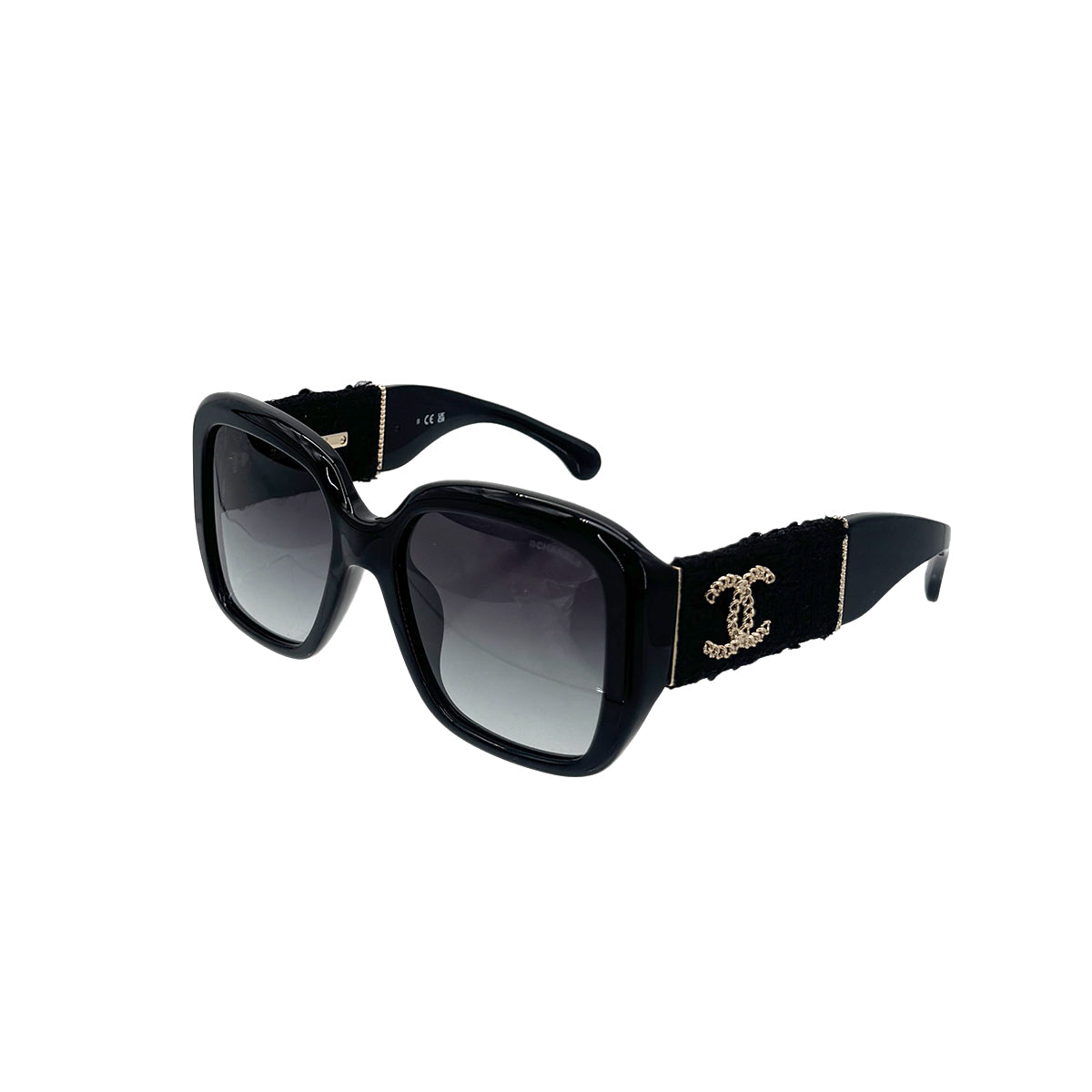 CHANEL VINTAGE SUNGLASSES COCOMARK BLACK EYEWEAR 90283613