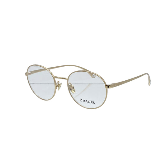 CHANEL GLASSES LOGO COCOMARK GOLD EYEWEAR 90283617