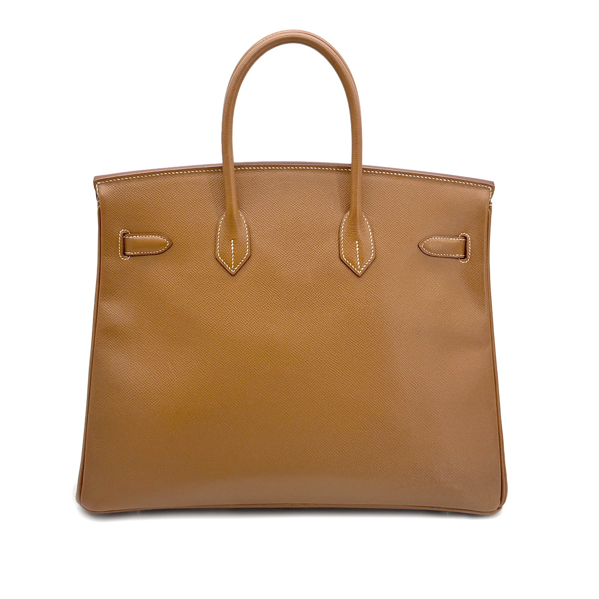 HERMES BIRKIN 35 GOLD COURCHEVEL HAND BAG □A GHW 90283620