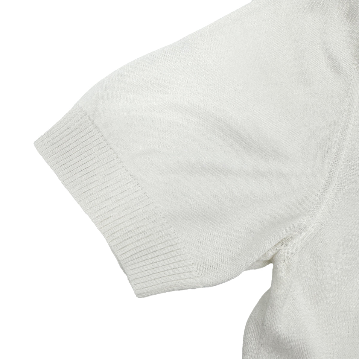 CHANEL VINTAGE COCO BUTTON KNIT TOPS WHITE 42 RTW 90283634