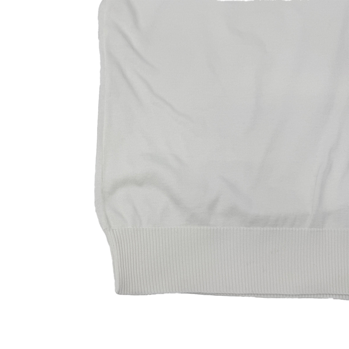 CHANEL VINTAGE COCO BUTTON KNIT TOPS WHITE 42 RTW 90283634