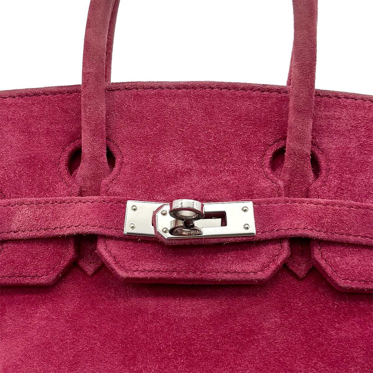HERMES BIRKIN 25 ROUGE MOYEN DOBRIS HAND BAG □J SHW 90283899