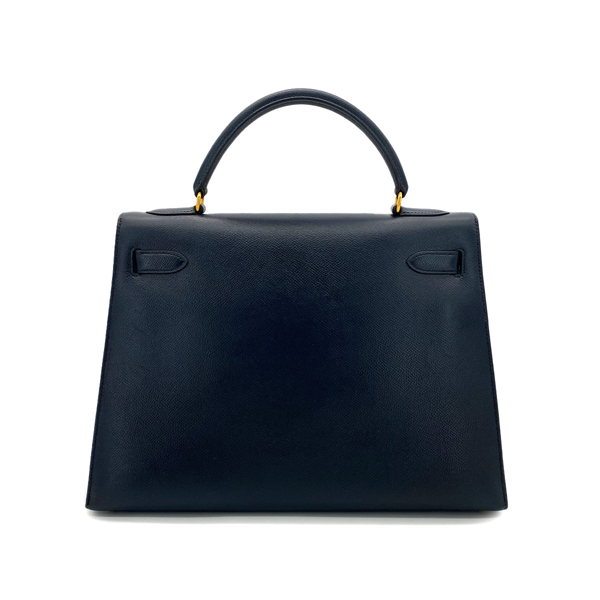 HERMES KELLY 32 SELLIER BLUE DE PRUSSE COUCHEVEL HAND SHOULDER BAG □A GHW 90283903