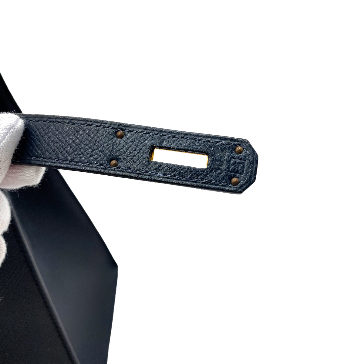 HERMES KELLY 32 SELLIER BLUE DE PRUSSE COUCHEVEL HAND SHOULDER BAG □A GHW 90283903