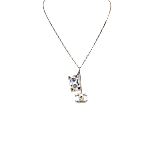 CHANEL NECKLACE COCOMARK CASSETTE TAPE ACCESSORY 04P 90283919