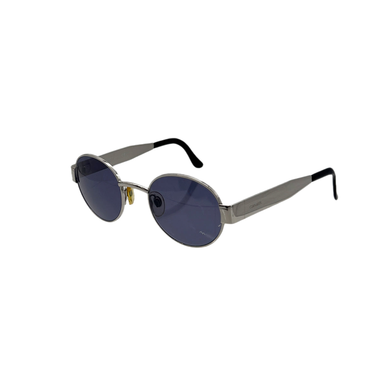 CHANEL VINTAGE SUNGLASSES LOGO SILVER EYEWEAR 90283939